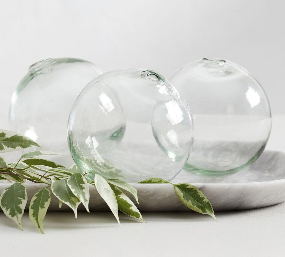 Decorative Recycled Glass Balls Pottery Barn Australia